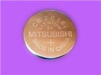 MITSUBISHI三菱CR2016纽扣电池，锂锰电池