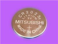 MITSUBISHI三菱CR2025纽扣电池，锂锰电池