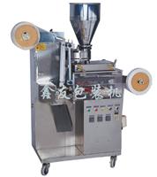 Tea packaging machine with a line card