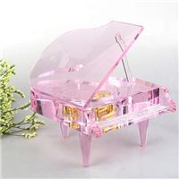 潮州专业生产水晶钢琴同学聚会纪念礼品水晶钢琴纪念品
