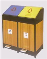 雅安雨城名山汉源垃圾桶,钢木分类垃圾桶,钢木分类垃圾箱,小区垃圾桶厂家