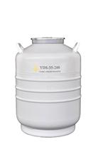 成都金凤大口径液氮生物容器YDS-35-200，低价各类型号大口径液氮生物容器
