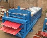 Double tile press