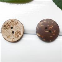 金福达厂家批发激光花纹椰子纽扣，CC-8