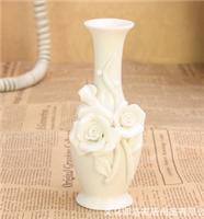 欧式现代时尚小花瓶 雕花摆件装饰品 家居礼品批发 XB602