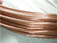 Plating copper clad steel wire