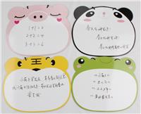 供应优质环保 幼儿学习板 老虎 熊猫 小猪 青蛙白板 配笔擦 卡通 练字白板 书写板