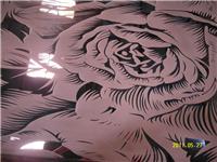 玫瑰花不锈钢装饰板 玫瑰红蚀刻大玫瑰不锈钢家具装饰板