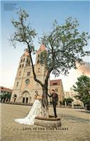 滨州巴黎风情婚纱摄影--青岛天主教堂