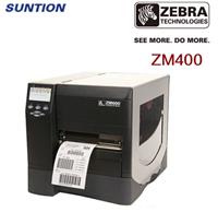 供应福州斑马ZM400洗水唛不干胶工业型条码打印机