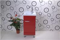 邦夫尼K-460多层实木红色洗衣组合柜洗衣盆
