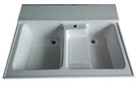 邦夫尼AG-1500不锈钢拉丝洗衣组合柜洗衣盆