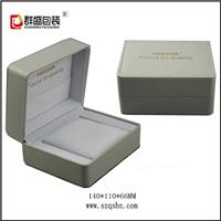 深圳厂家订做高档大方圆角PU皮手表包盒 天猫店热销皮质手表盒
