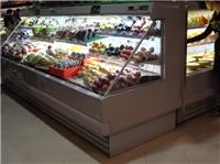 矮立式风幕柜，梯形风幕柜，水果展示柜，水果保鲜柜，蔬菜保鲜柜