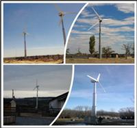 风光互补路灯发电系统 8米60W风光互补路灯 神州风力发电机