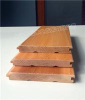 红雪松免漆扣板 红雪松板材 防腐木碳化木扣板