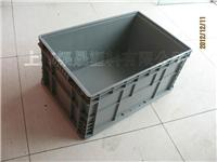 上海塑料物流箱厂商 工业物流箱批发 灰色大号物流箱