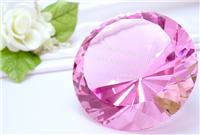 Jiamusi wedding commemorative pink crystal diamond Qitaihe Shenzhen Crystal Diamond Crystal Diamond Prices
