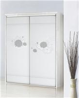 龙兴玻璃提供的3D立体**白玻璃门有什么增值服务：玻璃移门专卖店