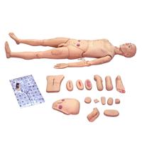 Advanced full-featured health care training manikin (male)