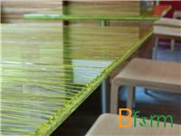 上海艺岛Bform夹层艺术玻璃桌台板，隔断板