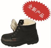辽宁2015SS-35风电劳保鞋 牛皮高帮耐油橡胶 风电防寒鞋