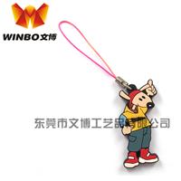 Manufacturers specializing in custom PVC mobile phone ornaments, soft phone rope, silicone mobile phone lanyard
