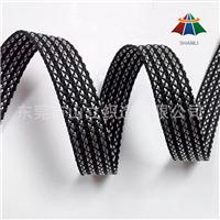 Dongguan factory supply webbing between 18mm black and white color PP polypropylene webbing