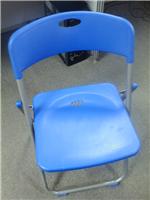 Casual environmental PP folding chairs, square activities lectures simple pull stacked chairs, factory produced high-quality multi-color optional