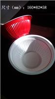 扣肉碗，红色喜庆双色碗，一次性塑料碗，600ml