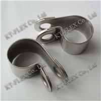 Abrazadera de tipo R, manguera de metal, conductos metálicos flexibles, accesorios de metal, pinzas