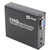OTIME OT-337A MHL/HDMI转VGA UPSCALER功能转换器,支持HDMI1080p
