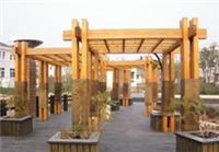 Guangxi Merbau rest pavilion / Nanning Merbau Gallery rack price / Guilin now Merbau timber processing