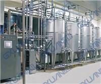 Deployment of the system, CIP cleaning, plate pasteurizer, tubular sterilization machine, water, syrup, beverage distribution system
