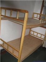 双层学生木床-双层员工木床-双层木床供应厂家-公寓实木床-双层木床上门安装