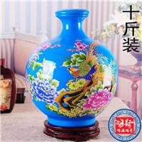 Jingdezhen ceramic bottle jar custom, hand-painted pastel ceramic bottle