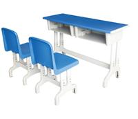 厂家直销塑钢课桌椅、内蒙古课桌椅价格较低、塑钢课桌椅质保4年