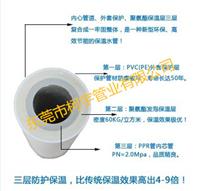 扬州保温热水发泡管厂家,现货供应4寸PVC复合发泡管,热水工程**L
