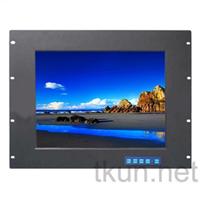 17-inch rack-mount rugged aluminum industrial touch display equipment for military aviation