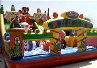 Boonie Bears big inflatable slide trampoline / Shaanxi children's inflatable castle bouncer