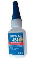 供应乐泰424胶水，瞬干胶loctite 424 粘接塑料、橡胶 透明无色 品质保证 性价比高gluediy