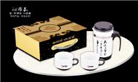 Qinyuanchun combination three-piece, three-piece bone china tea business, wholesale exquisite cup teapot