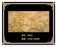 Part of the charm of art talent Riverside office living room TV backdrop sandstone relief mural