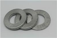 Double-stacked self-locking washers DIN25201