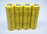 piles rechargeables 3.7V 1200mAh 18650 batterie pleine capacité de la batterie de puissance mobile directe d'usine