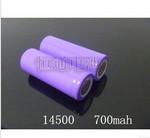 Fábrica de baterías de litio por mayor 18650 14500 700mah directa