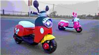 儿童电动摩托车仿真木兰玩具车宝宝骑行电动汽车三轮车适合1-5岁