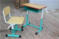 K44型手摇学生课桌椅、高科技环保无电型手动课桌椅