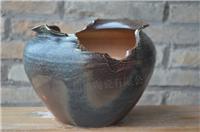 批量生产陶瓷异形花盆 创意缺口花瓶 手工创意缺口花瓶