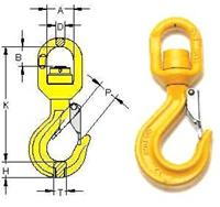 Tianjin Supply lifting hook + rotary type = lift rotating hook 2 t / 3 t /5.3 tons